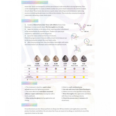 INSTACOLOR Kit (6 toners) 2