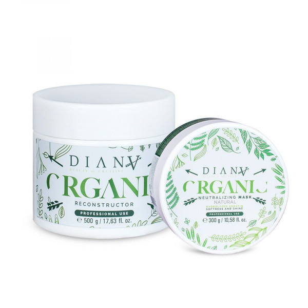 ORGANIC FRIZZ FIX
 Product size-500g Frizz Fix + 300g Neutralizing Mask